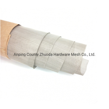 China Zhuoda Brand Low Price Woven Titanium Wire Mesh Cloth